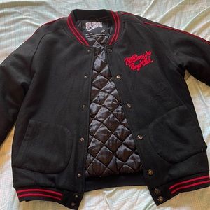 Billionaire Boys Club - Raygun Varsity Jacket Black/Red